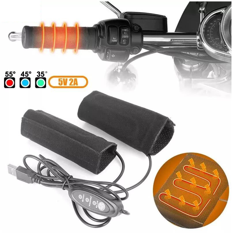 มือจับมอเตอร์ไซค์แบบมีระบบทำคว - Handlebar Grip Heated บทวิจารณ์และราคา